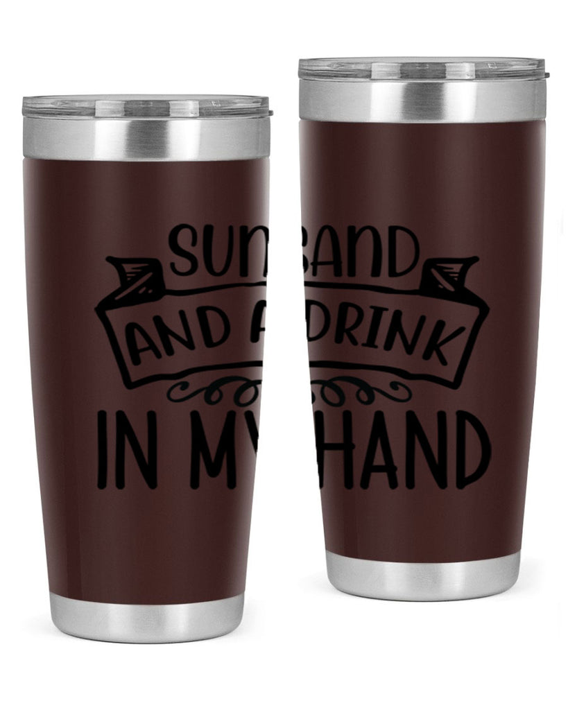 Sunsandandadrinkin 483#- zodiac- Tumbler