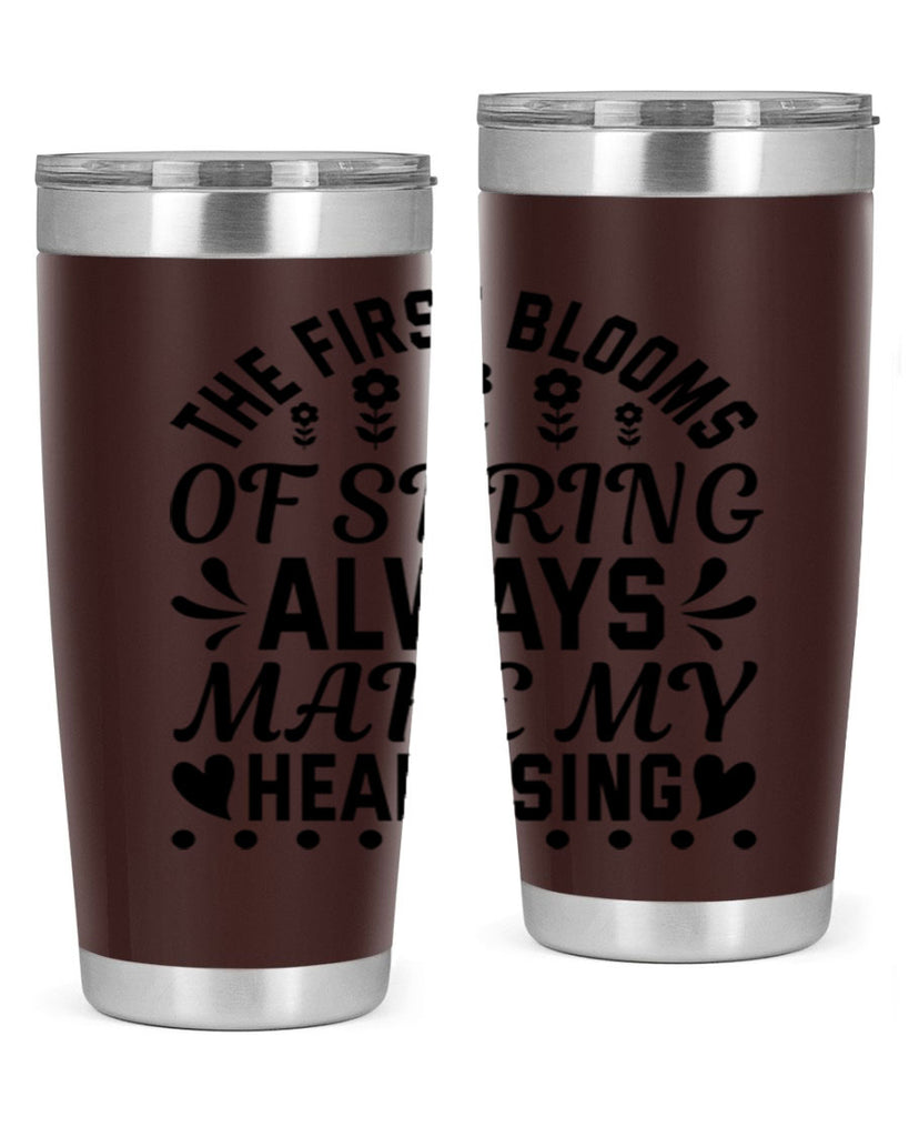 The first blooms of spring 549#- spring- Tumbler