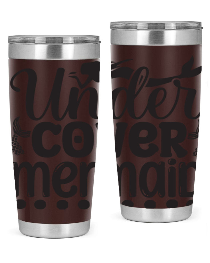 Under cover mermaid 649#- mermaid- Tumbler