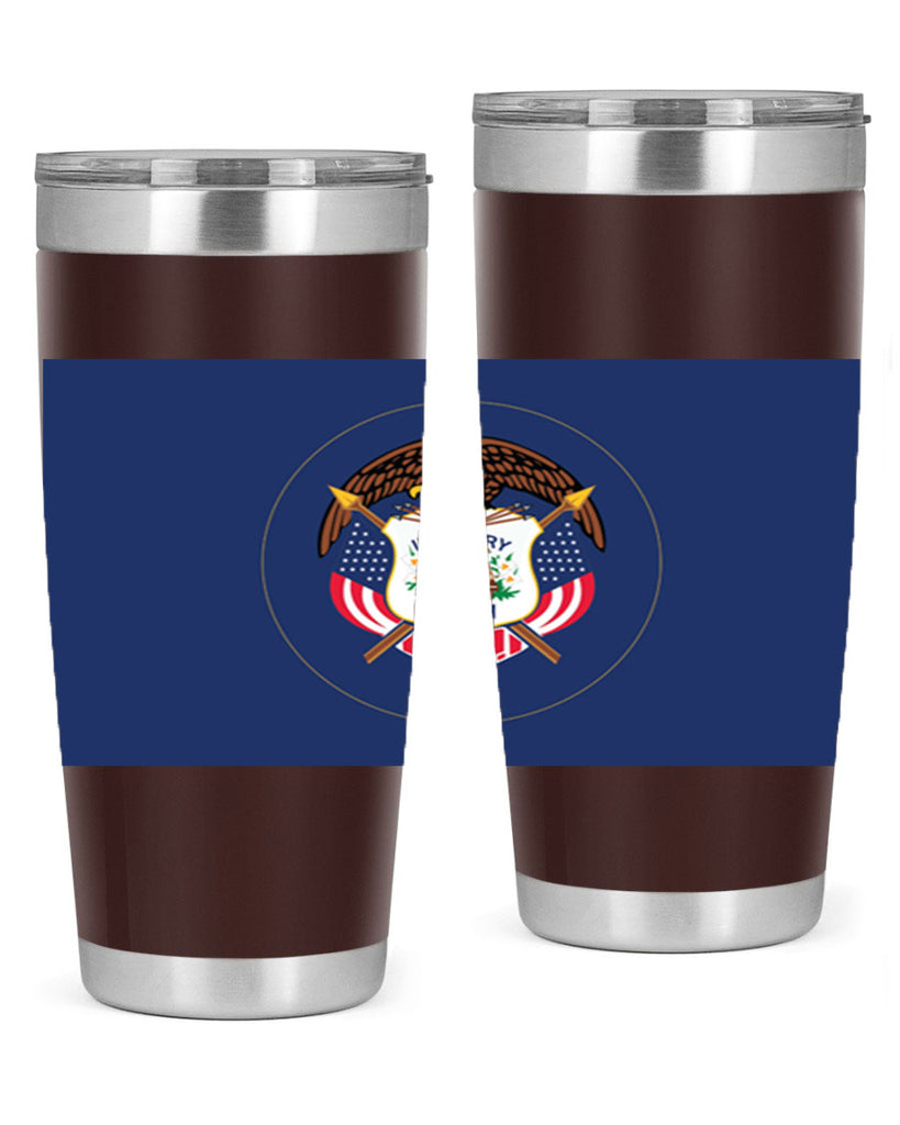 Utah 8#- Us Flags- Tumbler