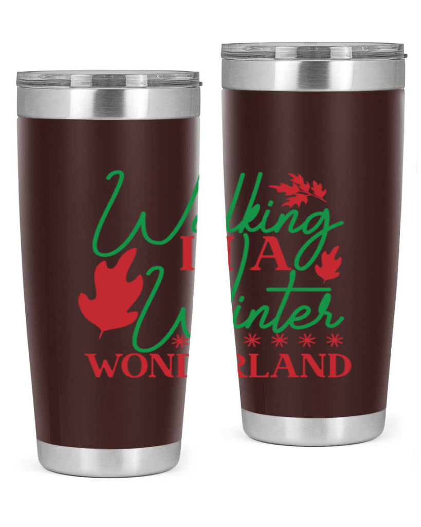 Walking In A Winter Wonderland 438#- winter- Tumbler