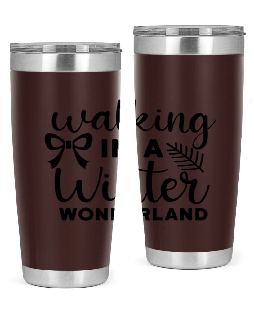 Walking In A Winter Wonderland 441#- winter- Tumbler