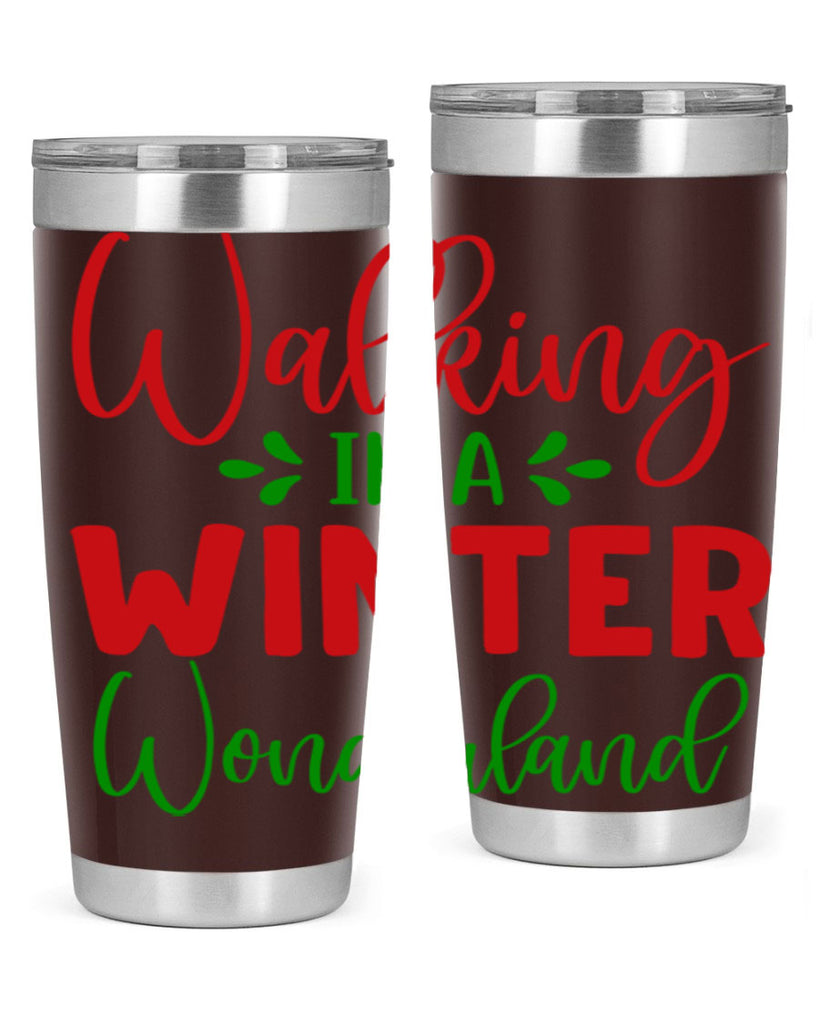Walking in a Winter Wonderland 436#- winter- Tumbler
