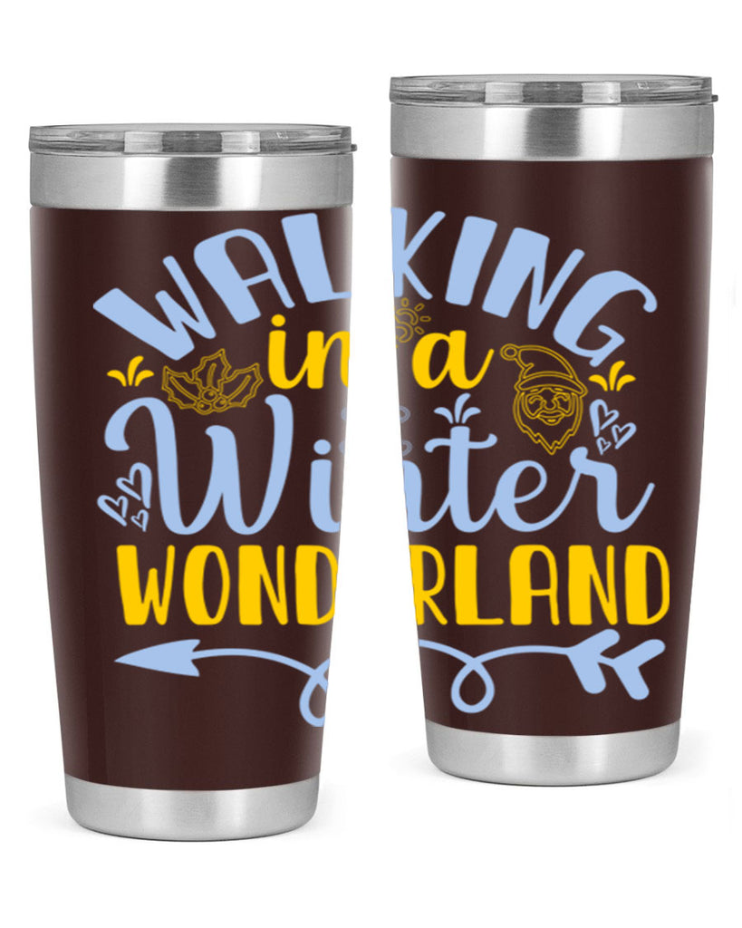 Walking in a winter wonderland440#- winter- Tumbler