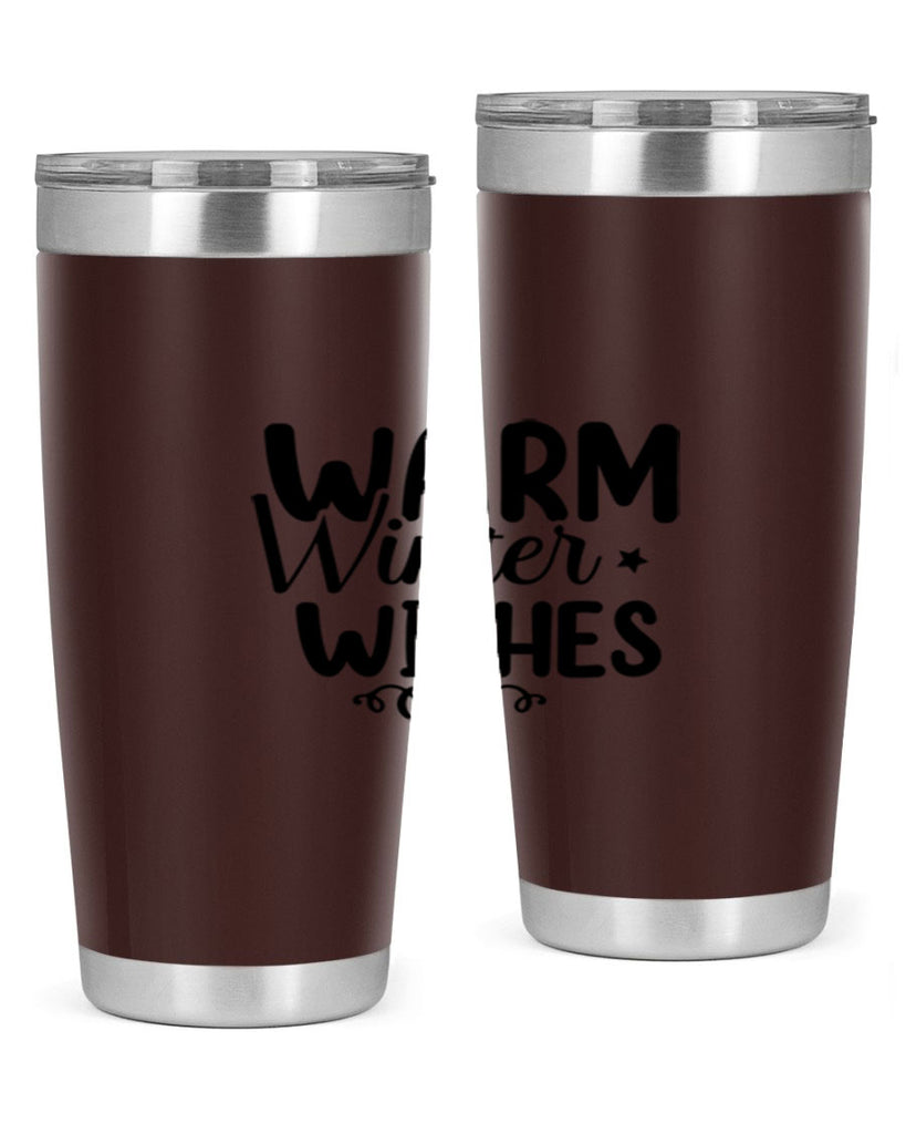 Warm Winter Wishes 453#- winter- Tumbler