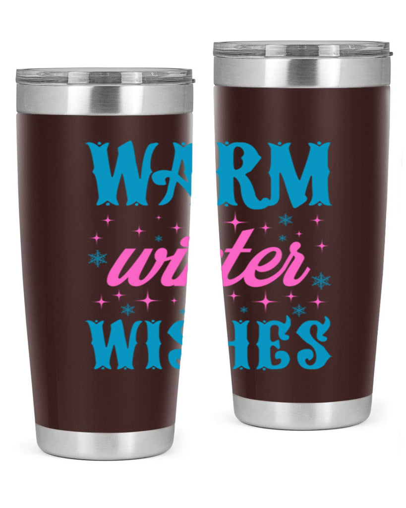 Warm Winter Wishes 464#- winter- Tumbler