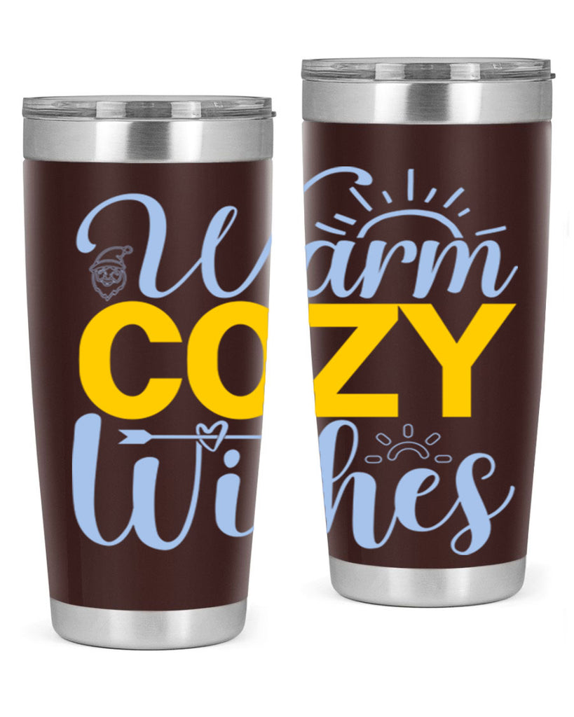 Warm cozy wishes447#- winter- Tumbler