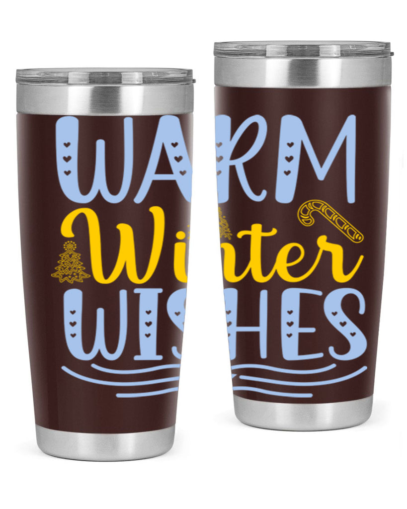 Warm winter wishes 449#- winter- Tumbler