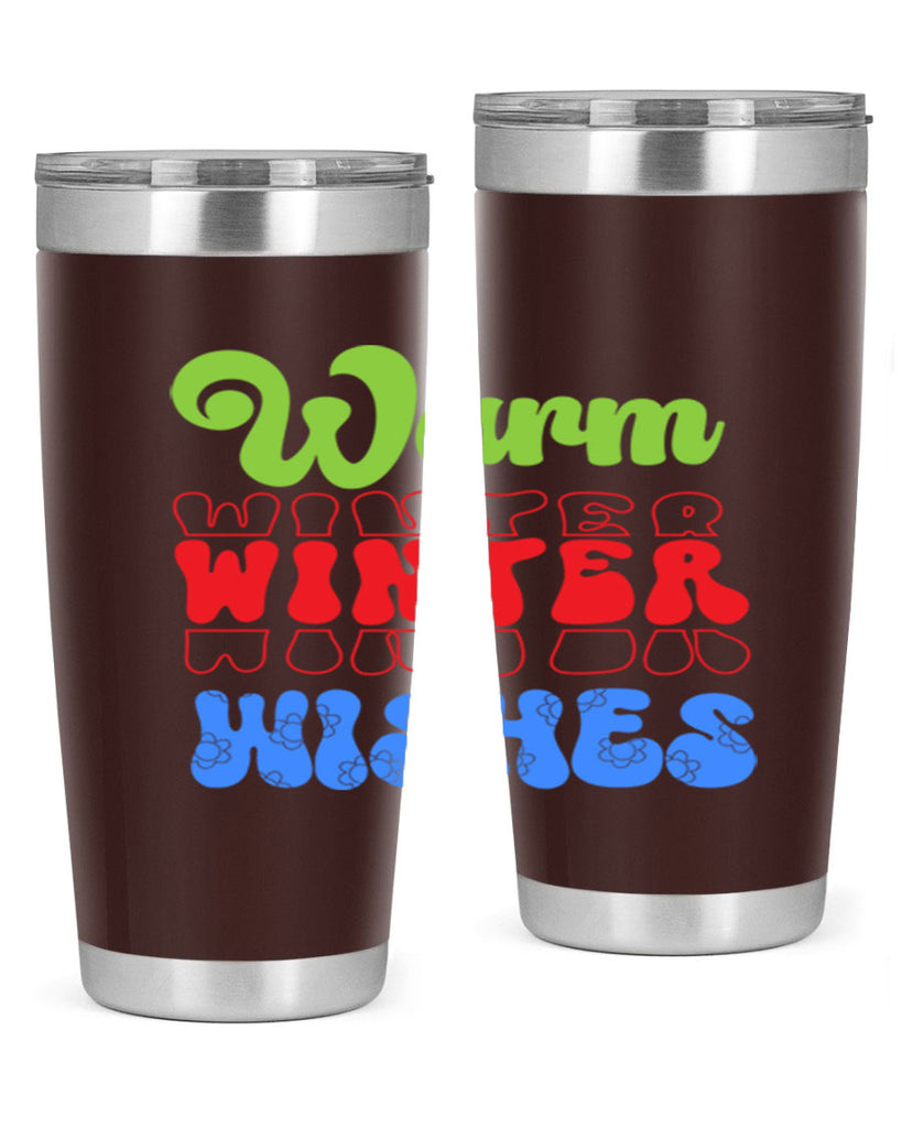 Warm winter wishes 458#- winter- Tumbler