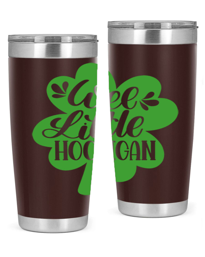 Wee Little Hooligan Style 16#- St Patricks Day- Tumbler