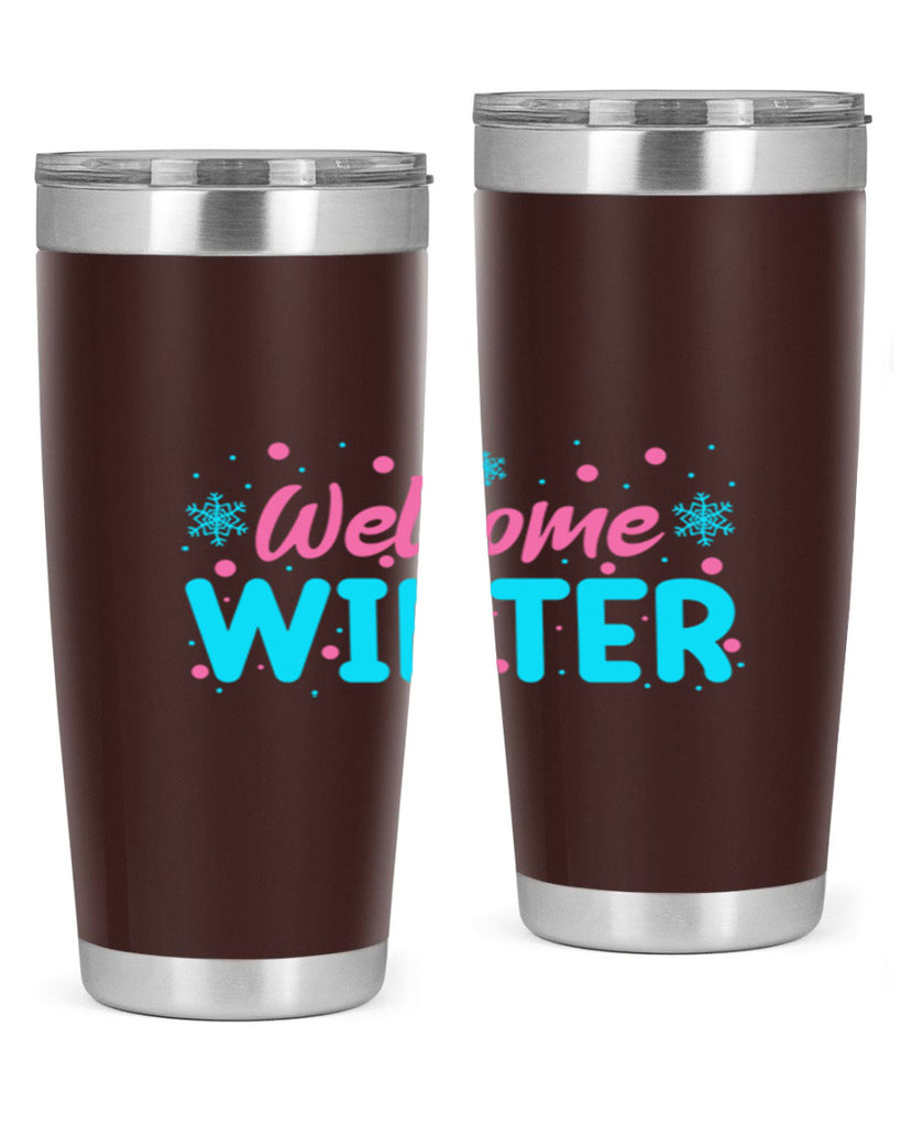 Welcome Winter 479#- winter- Tumbler