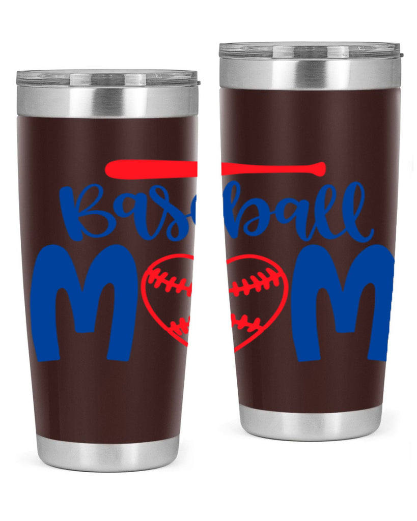 baseball mom 2077#- baseball- Tumbler