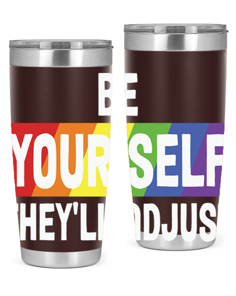 be yourself theyll adjust rainbow lgbt 160#- lgbt- Tumbler
