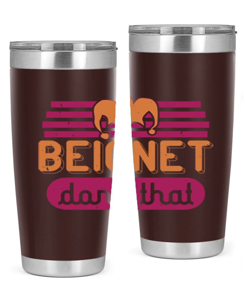 beignet done that 26#- mardi gras- Tumbler