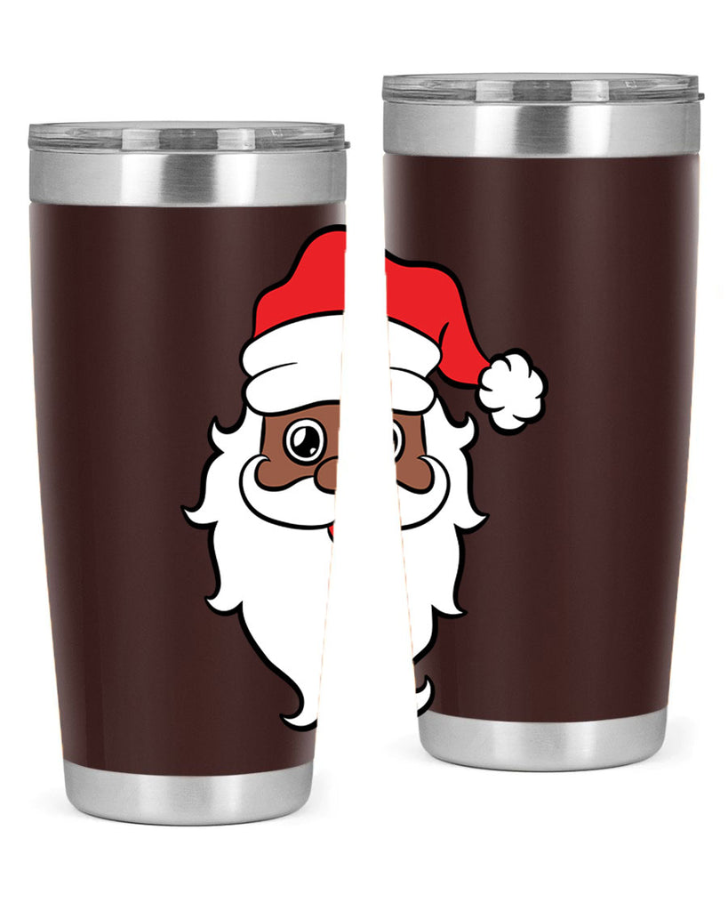 black santa 25#- black men - boys- tumbler