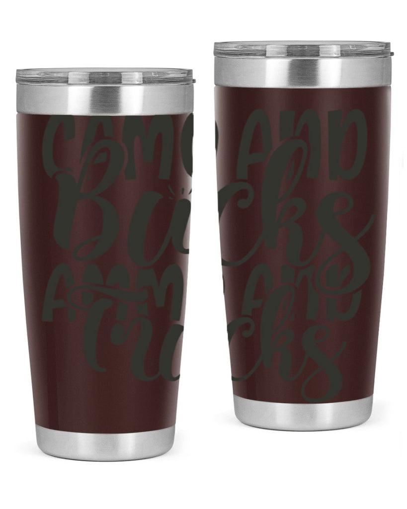 camo and bucks ammo and trucks 18#- hunting- Tumbler