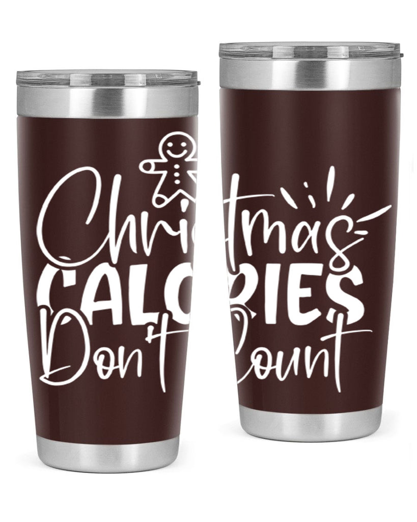 christmas calories dont count 45#- kitchen- Tumbler
