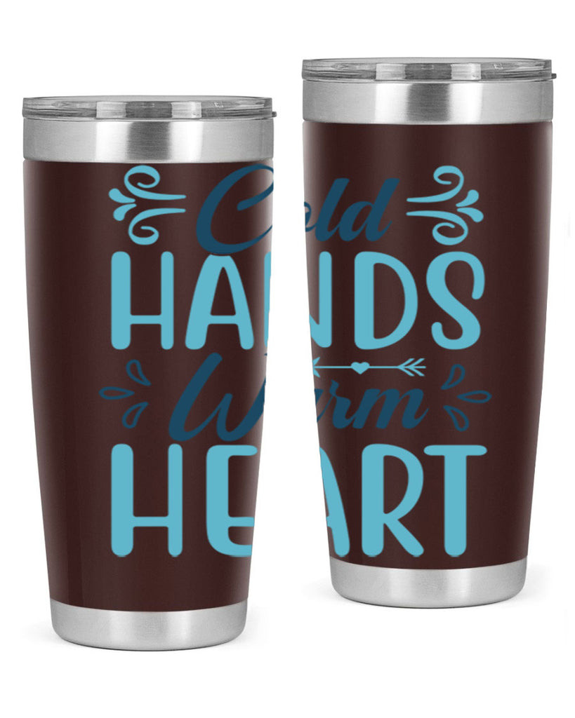 cold hands warm heart 50#- winter- Tumbler