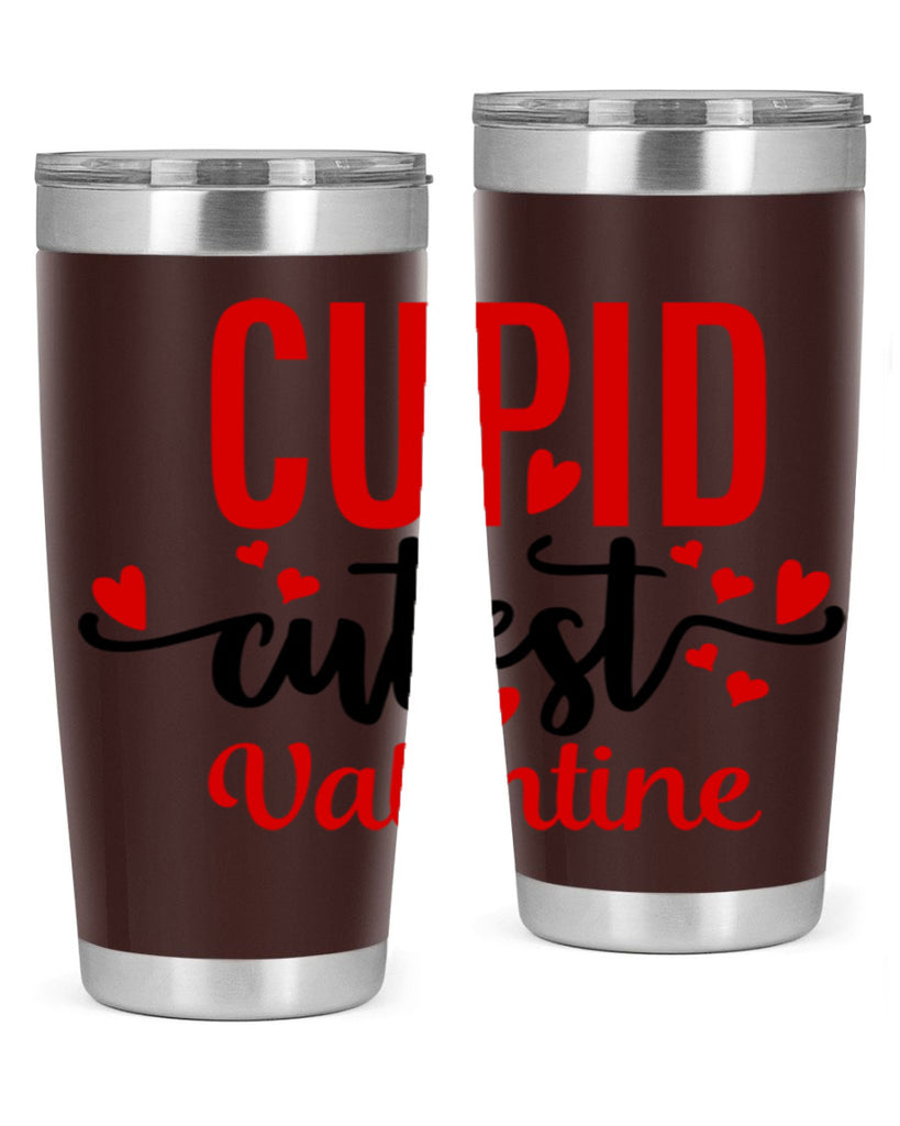 cupid cutest valentine 72#- valentines day- Tumbler