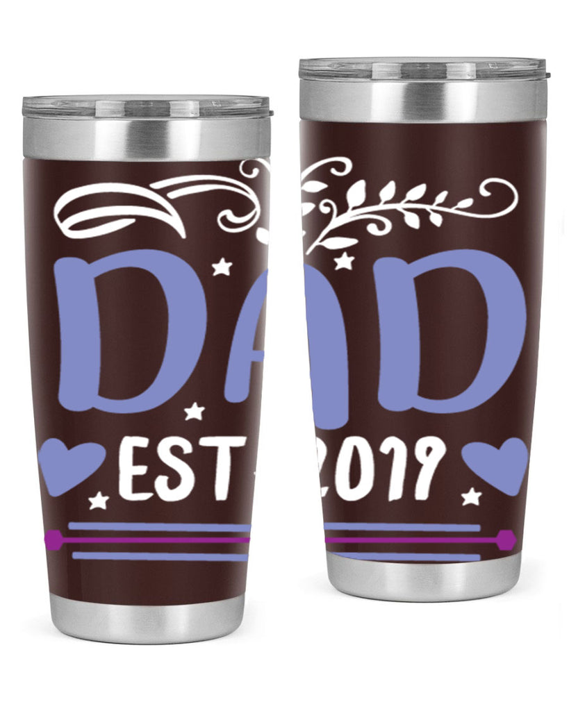 dad est 100#- fathers day- Tumbler