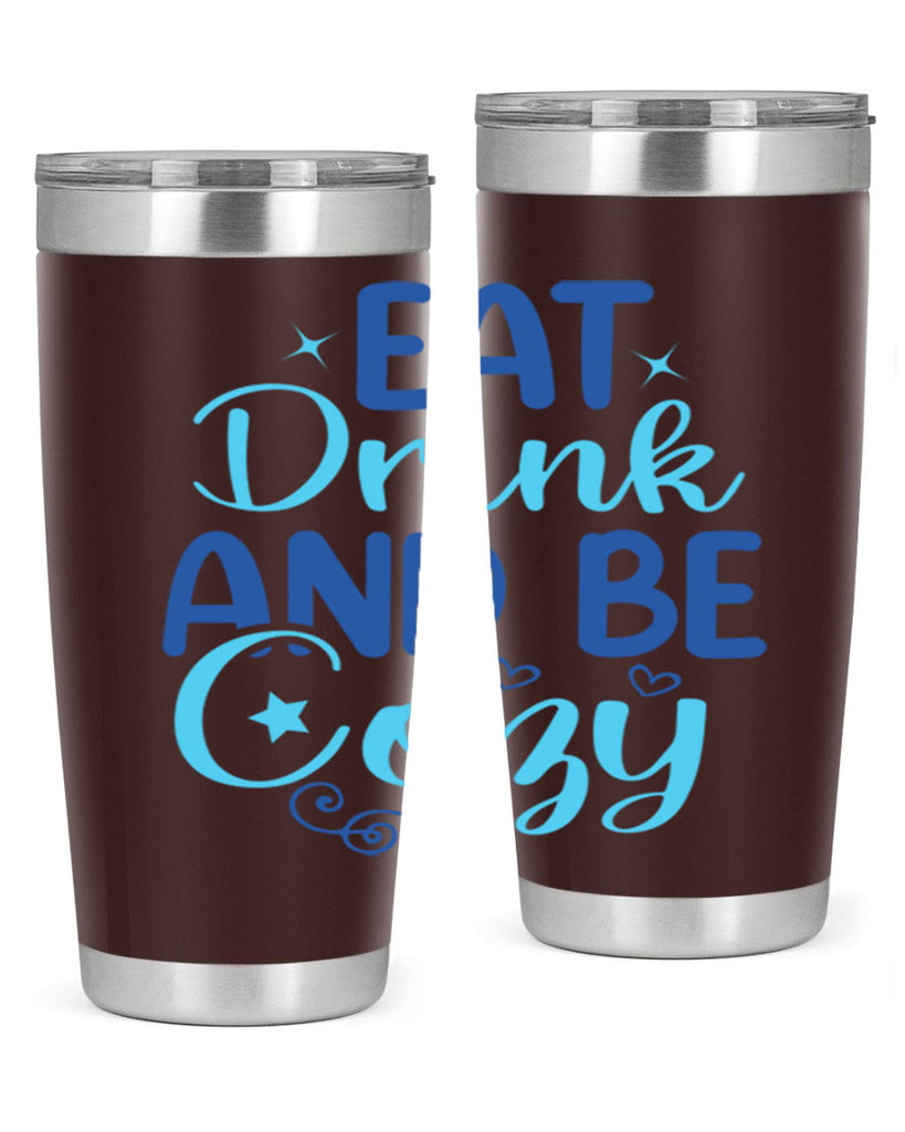 eat drink and be cozy 97#- winter- Tumbler