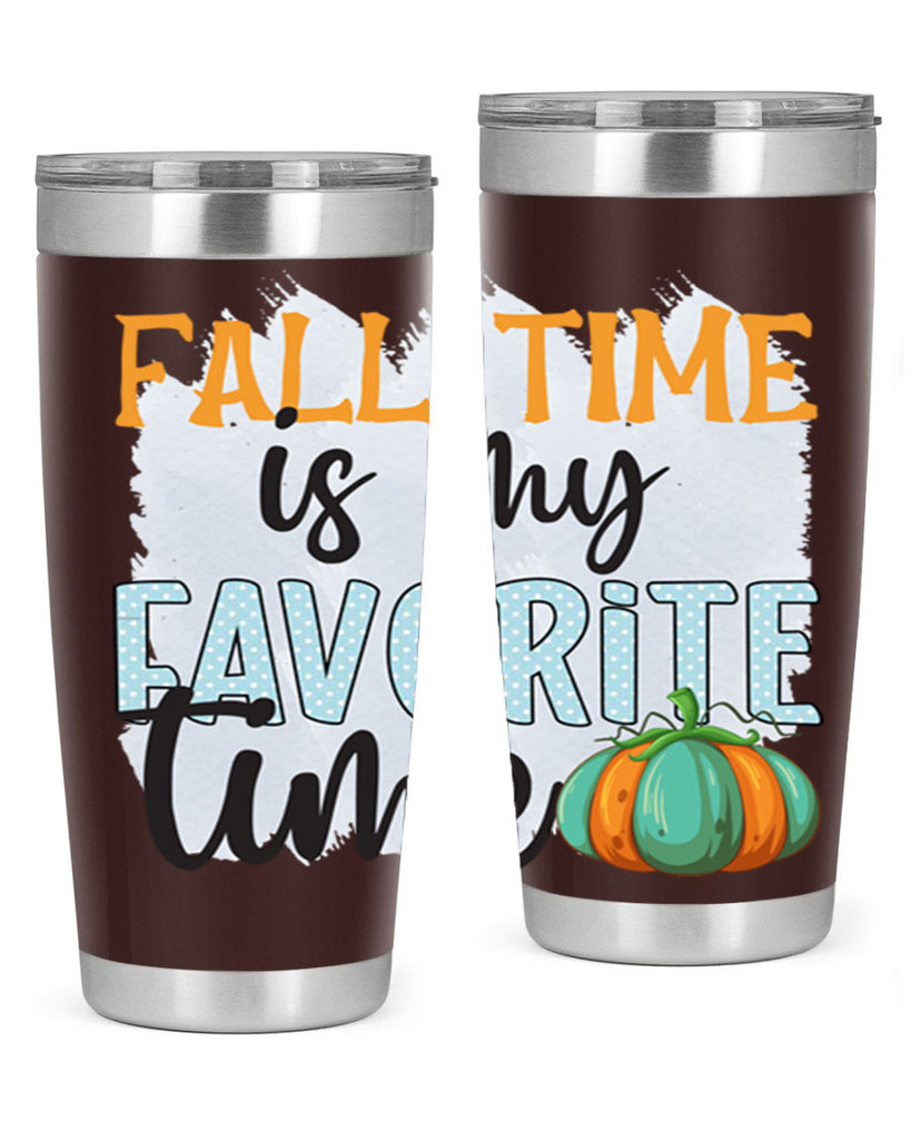 fall time is my favorite time 134#- fall- Tumbler