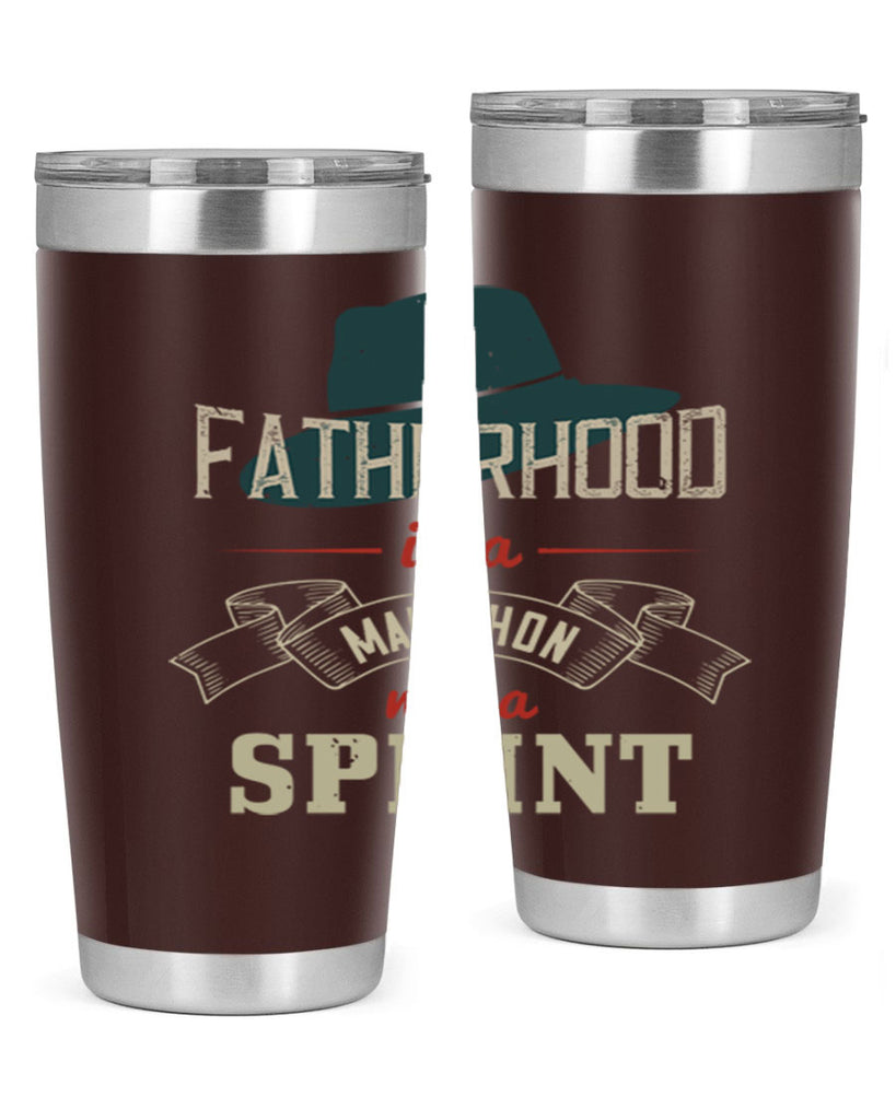 fatherhood is a marathon 227#- fathers day- Tumbler