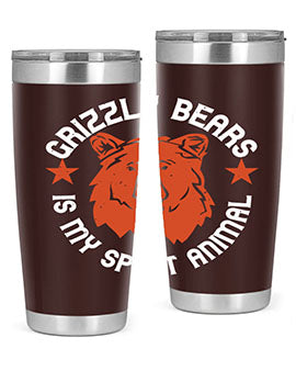 grizzly bears is my spirit animal 13#- Bears- Tumbler