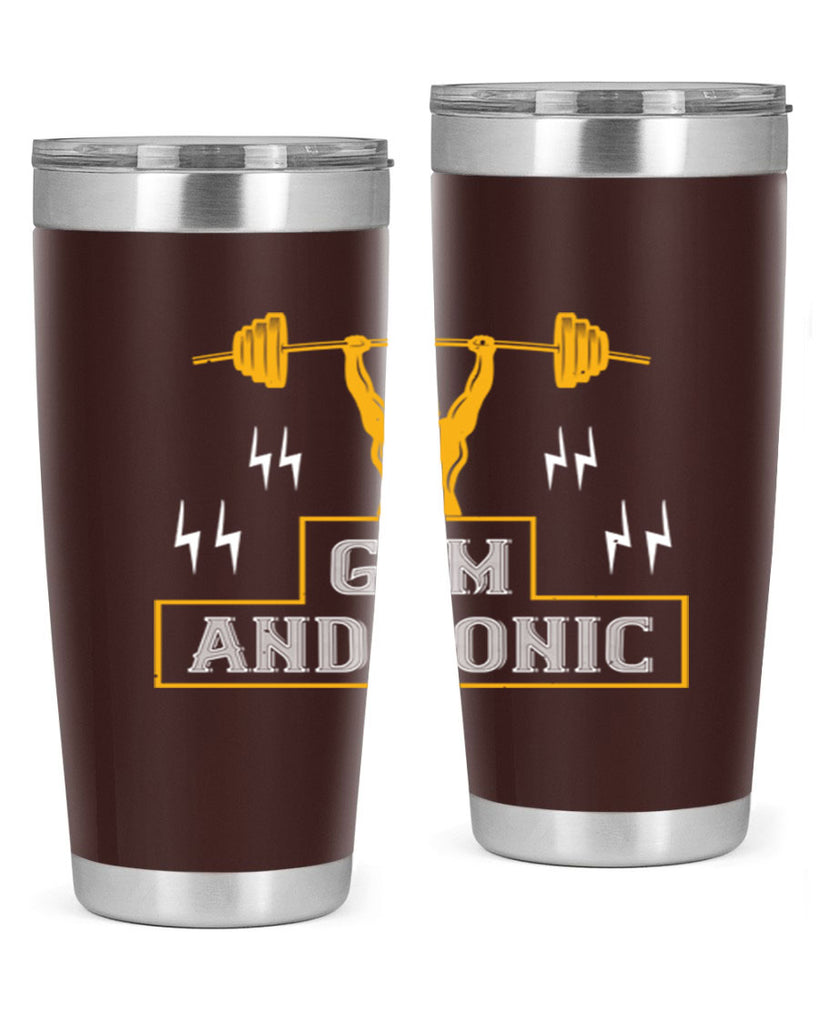 gym and tonic 100#- gym- Tumbler