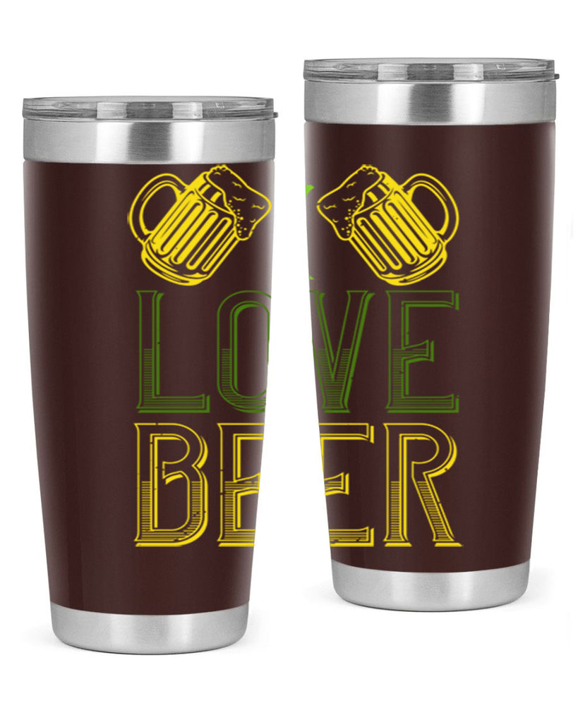 i love beer Style 134#- St Patricks Day- Tumbler