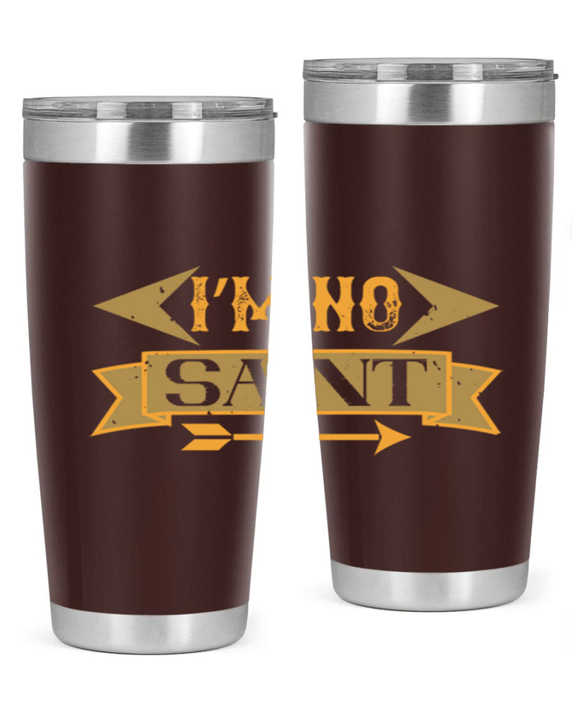 i’m no saint 59#- mardi gras- Tumbler