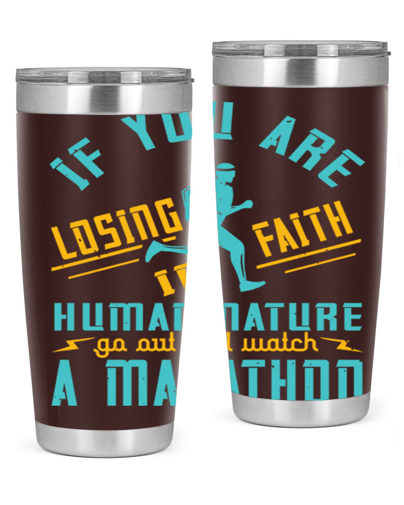 if you are losing faith in human nature go out and watch a marathon 37#- running- Tumbler