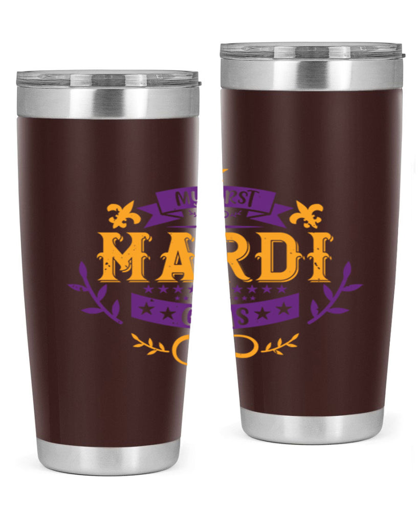 my first mardi gras 44#- mardi gras- Tumbler