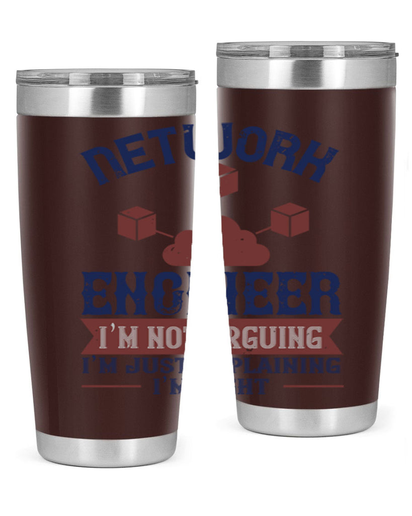 network engineer I am not arguing Im just explaining im right Style 42#- engineer- tumbler
