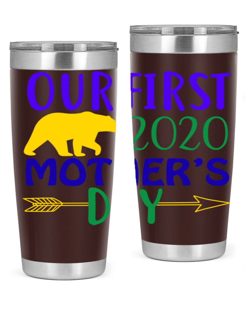 our first mothers day 4#- mardi gras- Tumbler