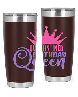 quarantined birthday queen Style 46#- corona virus- Tumbler