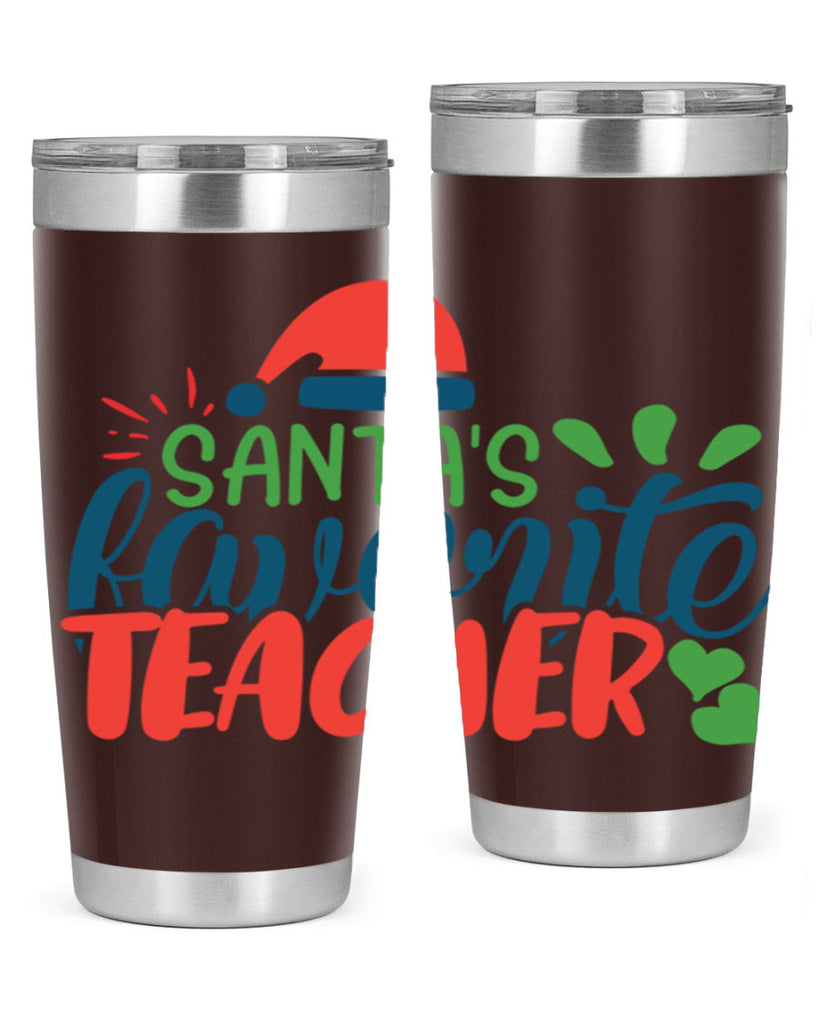 santas favorite teacher Style 151#- teacher- tumbler