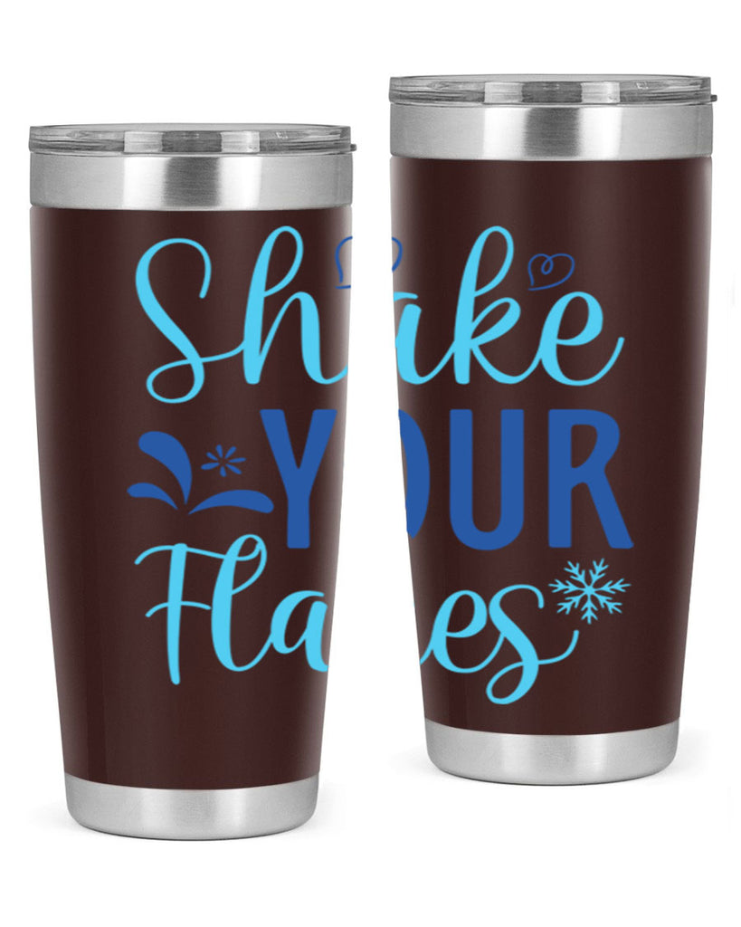 shake your flakes 359#- winter- Tumbler