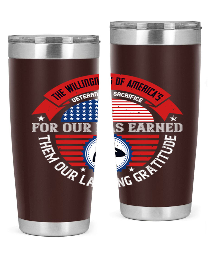the willingness of americas 88#- Veterns Day- Tumbler