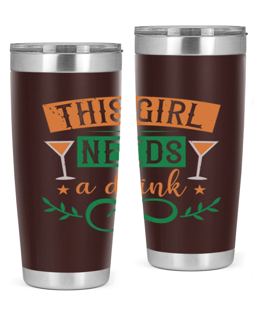 this girl needs a drink 1#- mardi gras- Tumbler