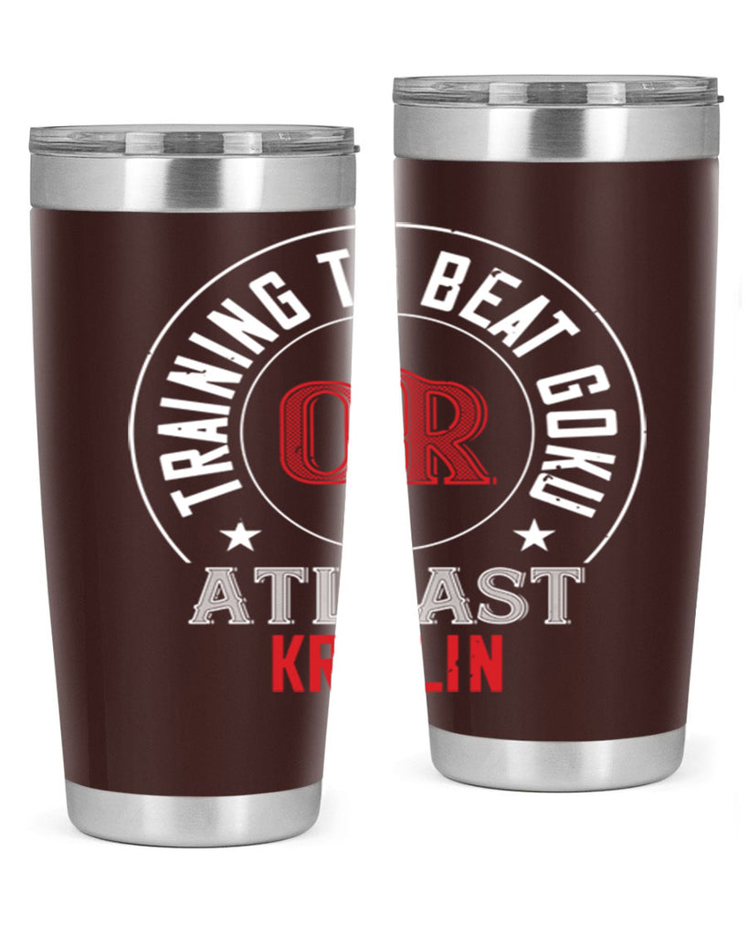 training to beat goku or atleast krillin 60#- gym- Tumbler