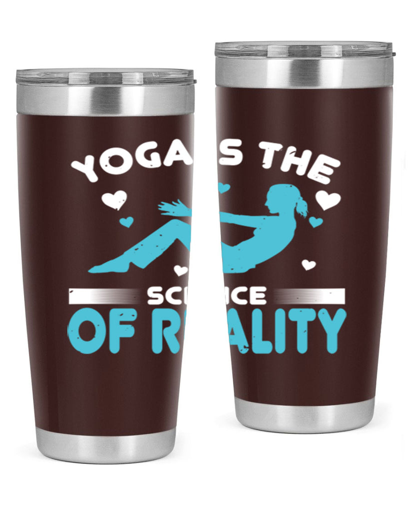 yoga is the science of reality 16#- yoga- Tumbler