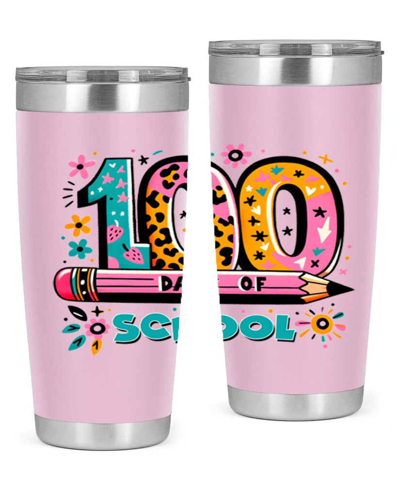 100 days of school lighting 32#- 100 days of school- Tumbler
