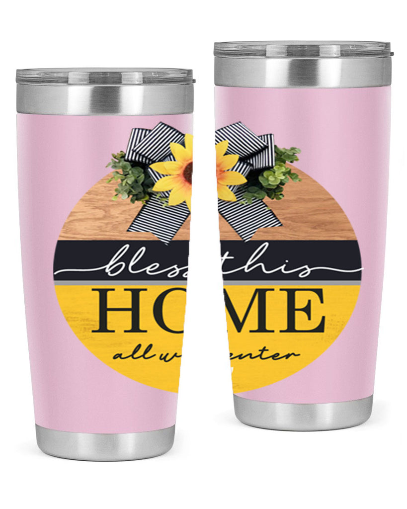 Bless this Home and all Mockup56#- spring- Tumbler