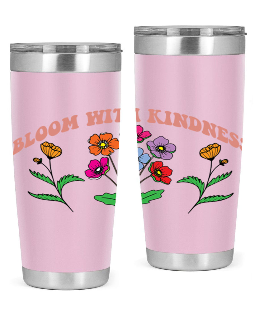 Bloom with Kindness  92#- spring- Tumbler