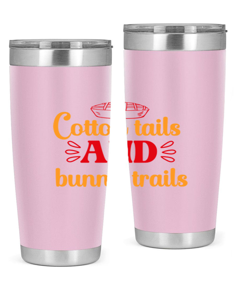 Cotton tails and bunny trails 112#- spring- Tumbler