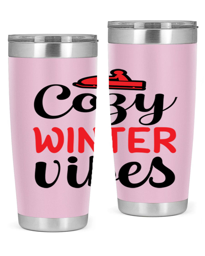 Cozy winter vibes 68#- winter- Tumbler
