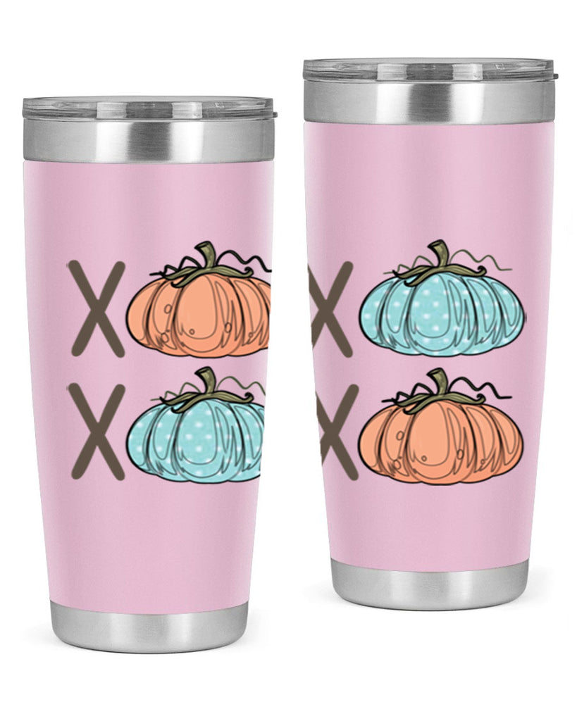 Fall Pumpkin XOXO 129#- fall- Tumbler