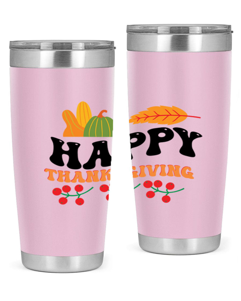 Happy Thanksgiving 251#- fall- Tumbler