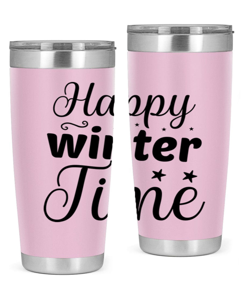 Happy Winter Time 133#- winter- Tumbler